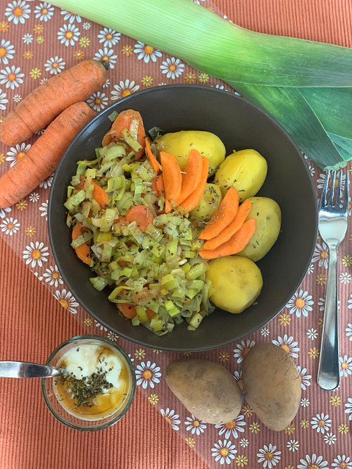 Resteküche mit Gemüse